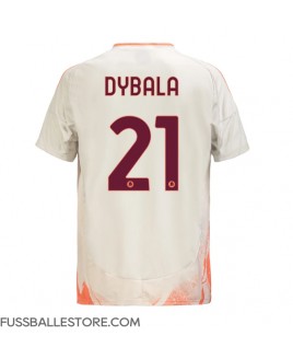 Günstige AS Roma Paulo Dybala #21 Auswärtstrikot 2024-25 Kurzarm